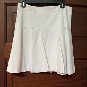 White Mini Skirt from Banana Republic